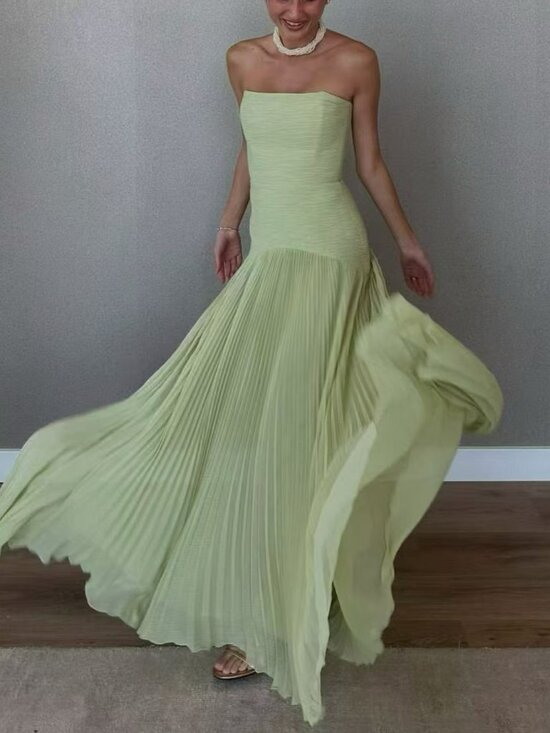 Alexis Dresses & Skirts - BEST Alexis Sunniva Maxi Dress Gown - Sage Pleated Party Cocktail Wedding